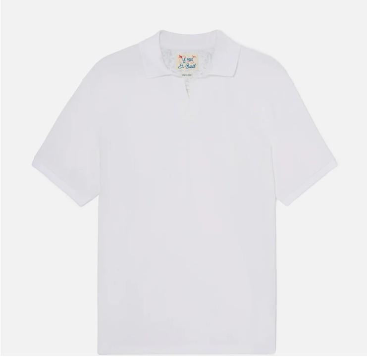 Polo Charles in piquet di cotone CHS0001 00123L MC2 SAINT BARTH 