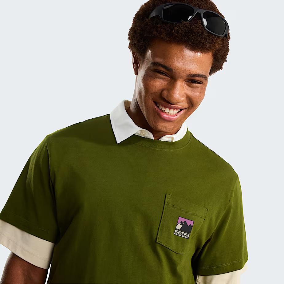 T-shirt Mountain Logo Relaxed con grafica NF0A8GUU FN41 THE NORTH FACE 
