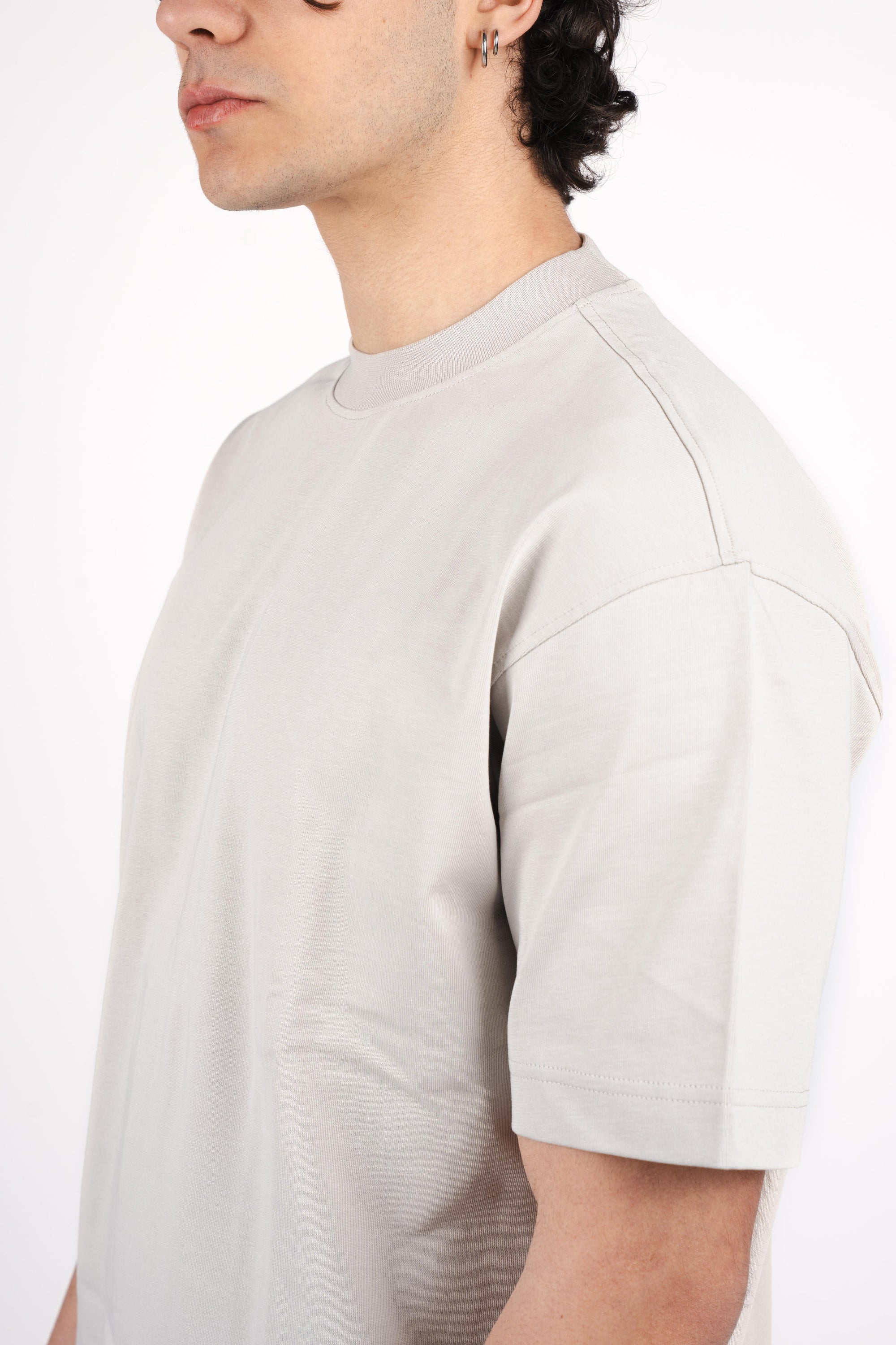 T-shirt oversize in jersey di cotone 50479928 070 BOSS 
