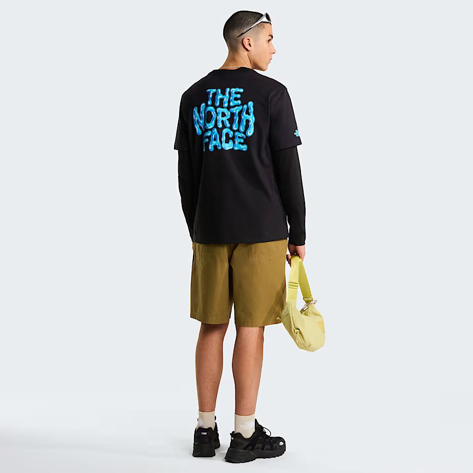 T-shirt Drip Logo Relaxed con grafica NF0A8GAB JK31 THE NORTH FACE 
