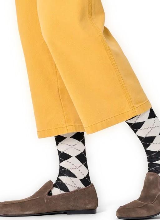 Argyle Sock P003219W BLACK HAPPY SOCKS 