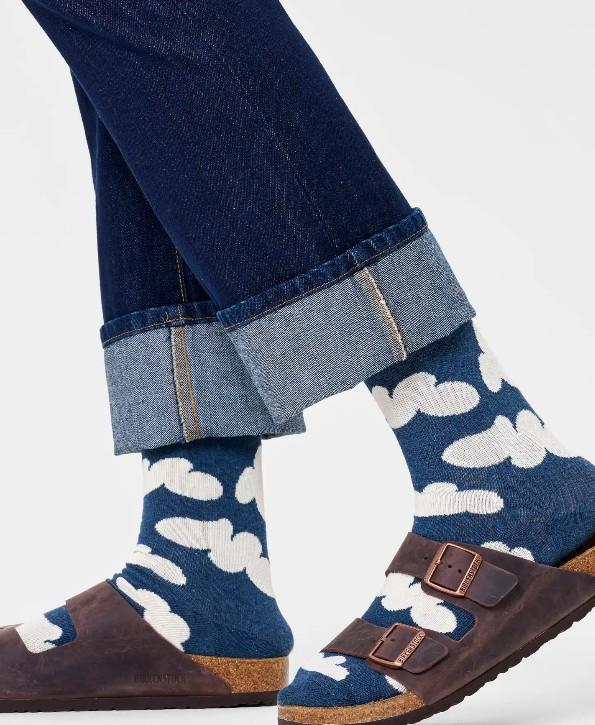 Cloudy Sock P000039 NAVY HAPPY SOCKS 