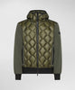 Koons kj bmat geometric quilt bomber jacket