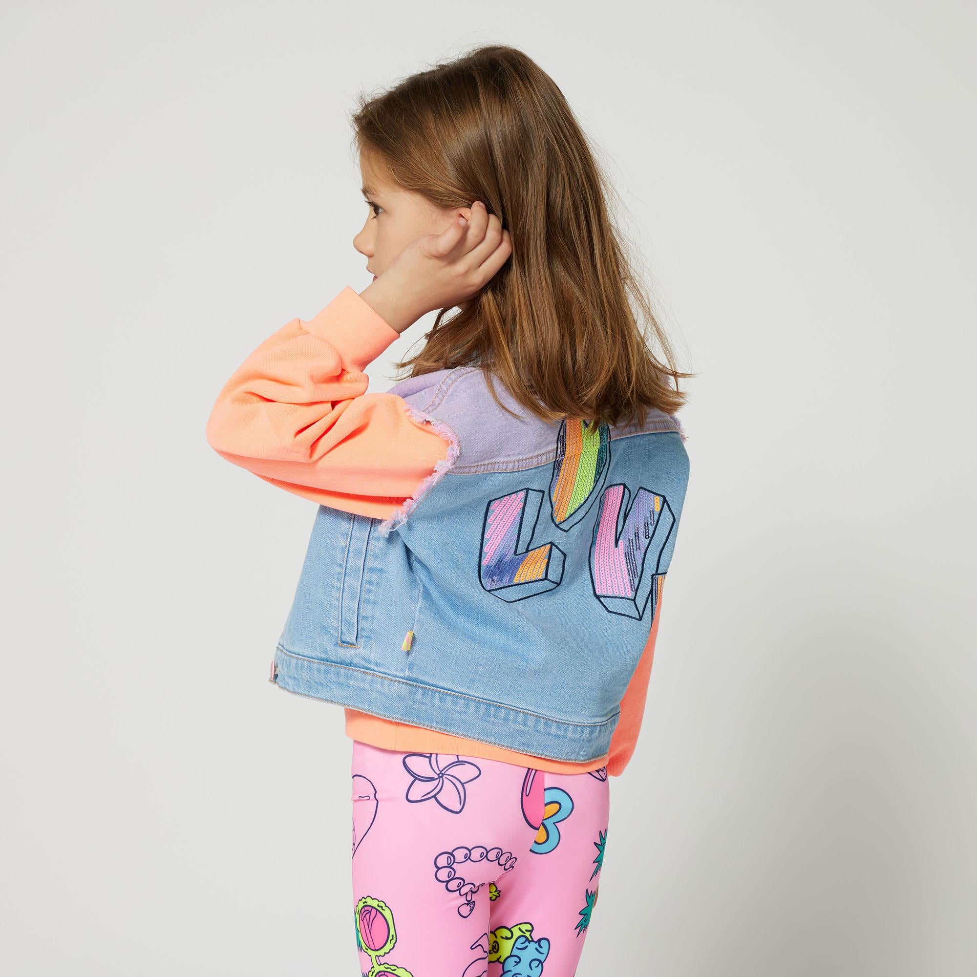 Giacca jeans senza maniche U21069 Z13 BILLIEBLUSH 