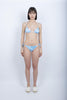 Caladesi Anita Bikini Bralette Fleur de Joie Print with Adjustable Hips Bilberry