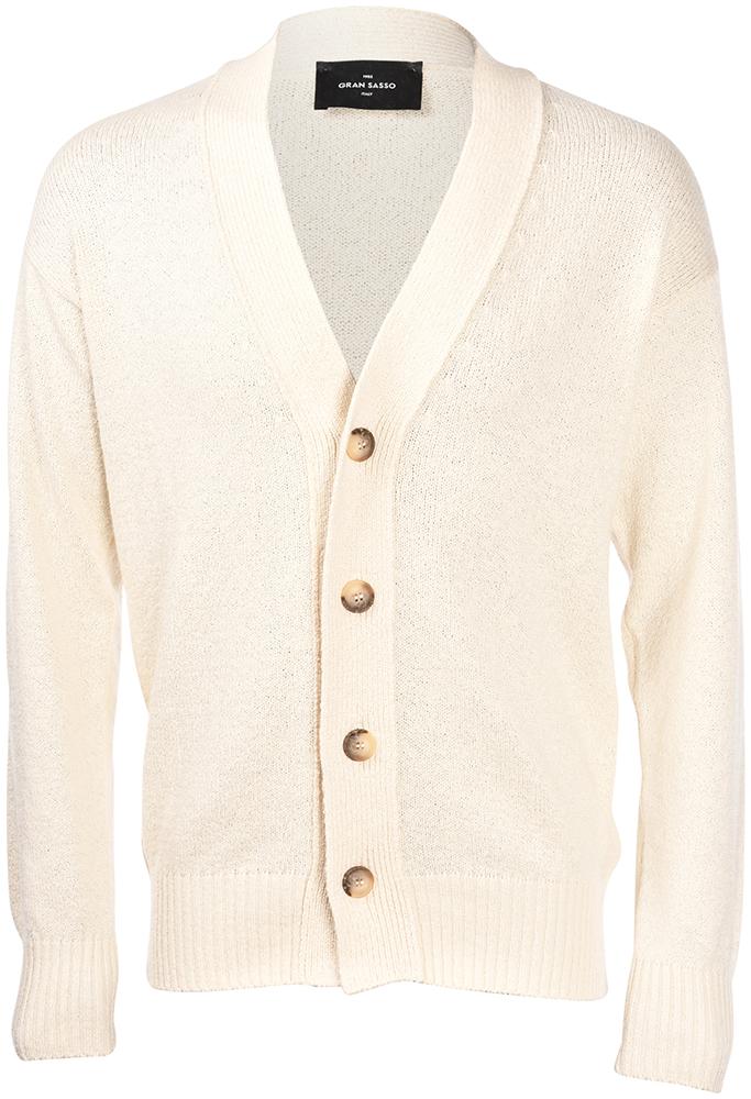 Cardigan Malfilè panna 23188/17401 005 GRAN SASSO 