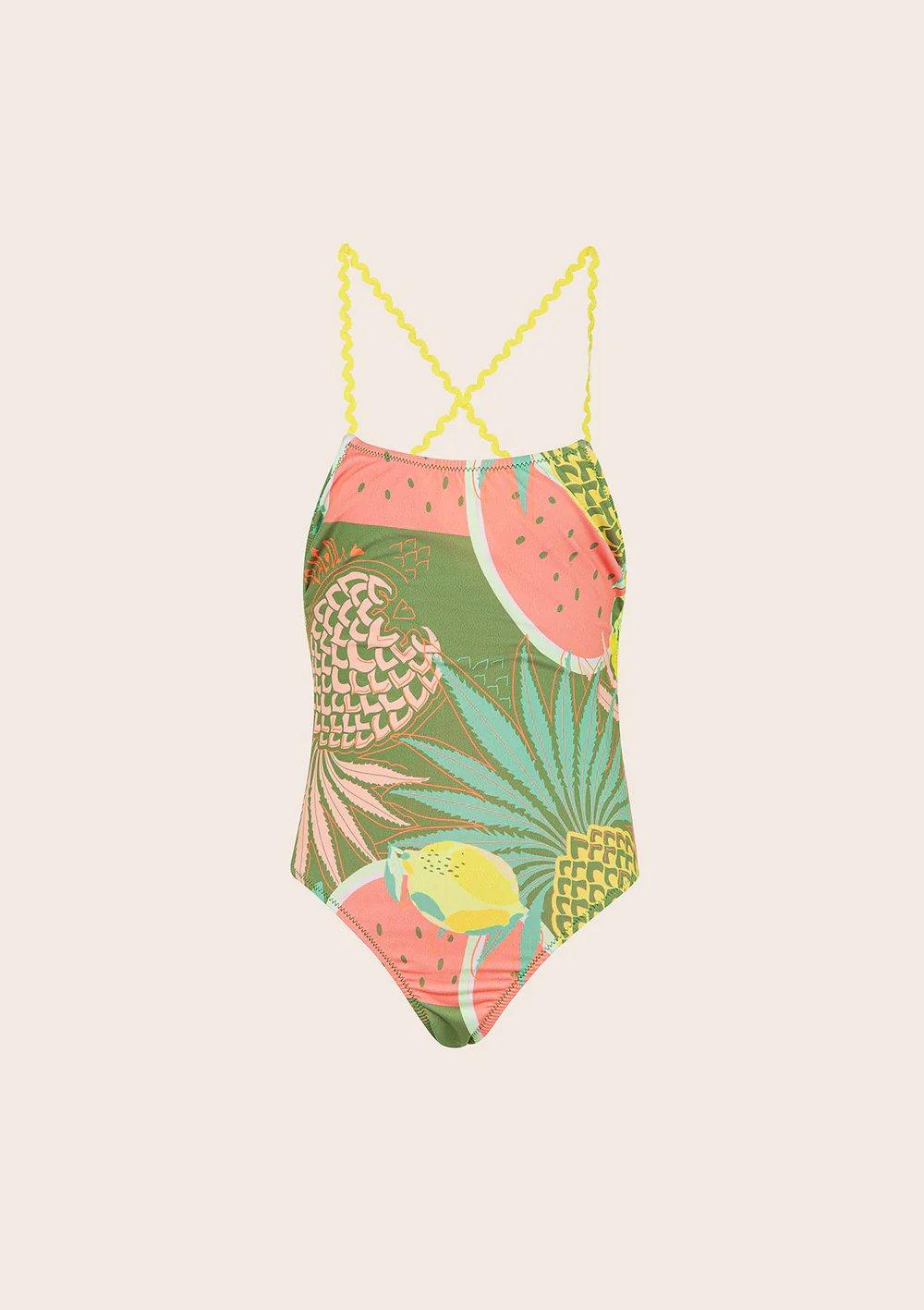 Monokini Bambina Fantasia verde G2D06MKX 21 F**K 
