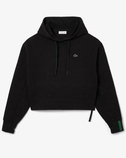 Felpa con cappuccio corta SF0281 001 LACOSTE 