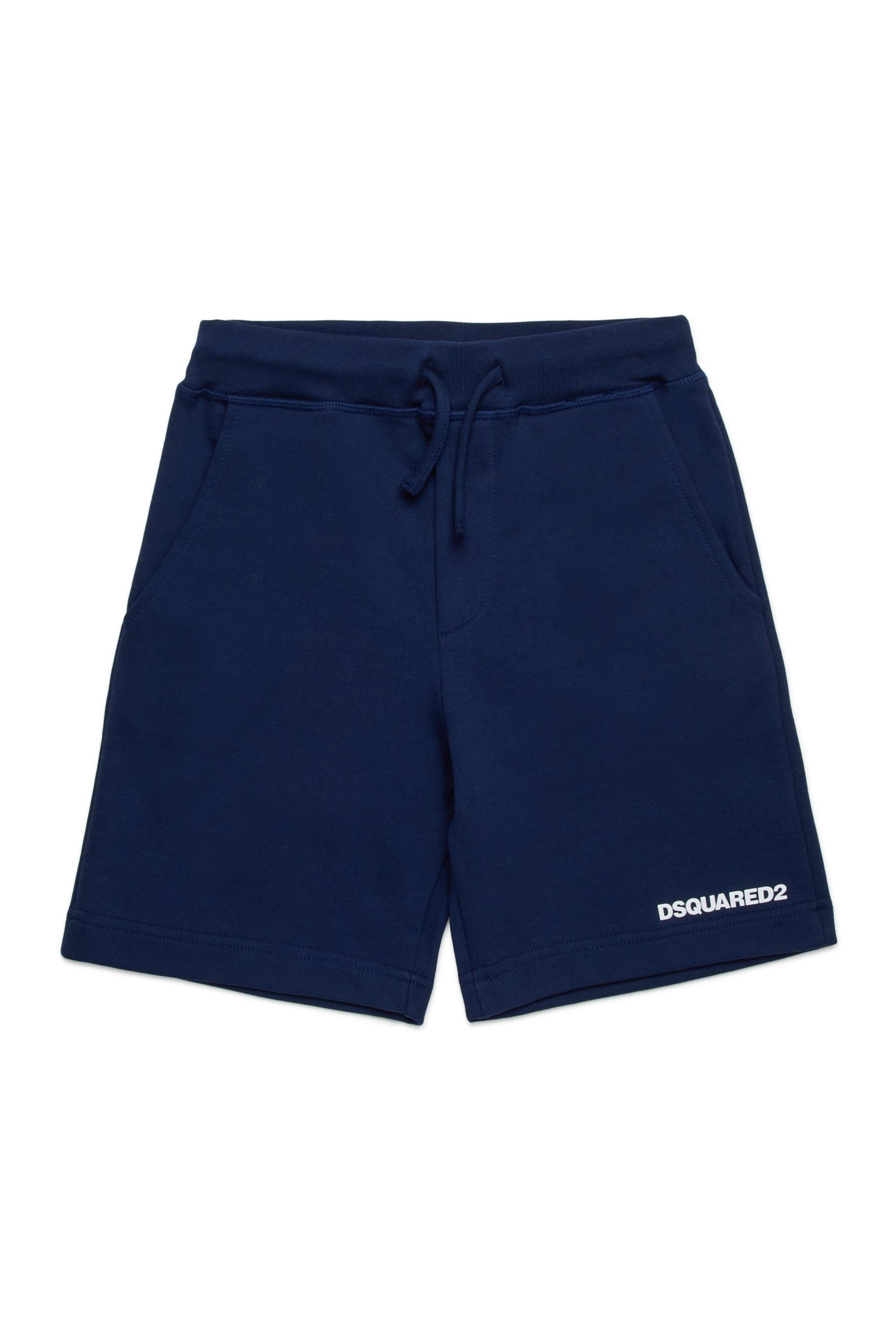 D2Kids Junior Drawstring Logo Shorts Blue DQ2738D0094 DQ880 DSQUARED2 