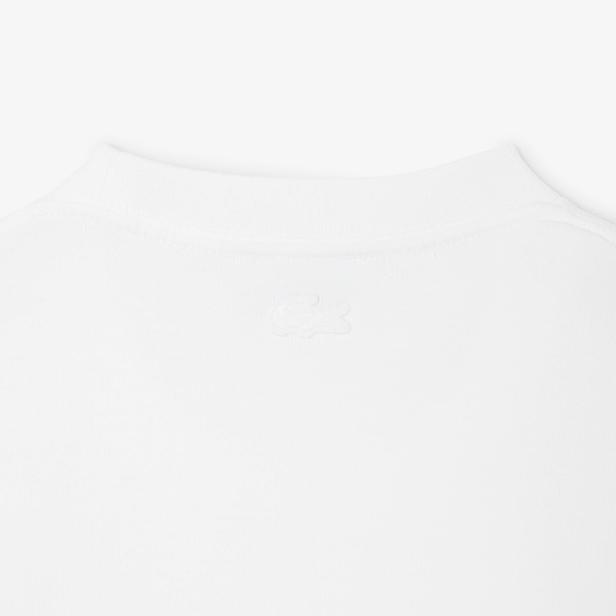 T-shirt in jersey pesante ricamato TH1716 001 LACOSTE 