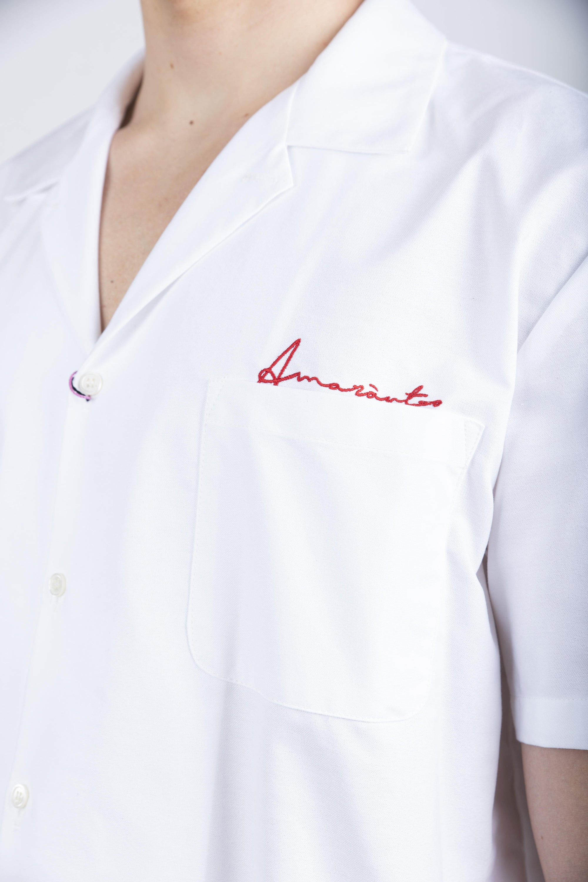 Camicia con Logo Uomo Amaranto B6D0014 A01 AMARANTO 