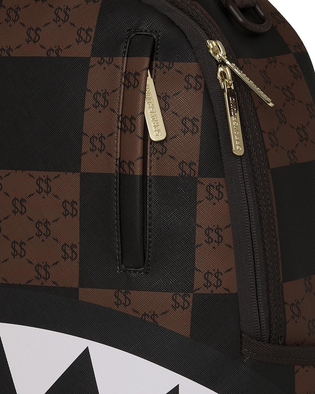 Enlarged check Paris dlxsv backpack 910B6263 NSZ SPRAYGROUND 