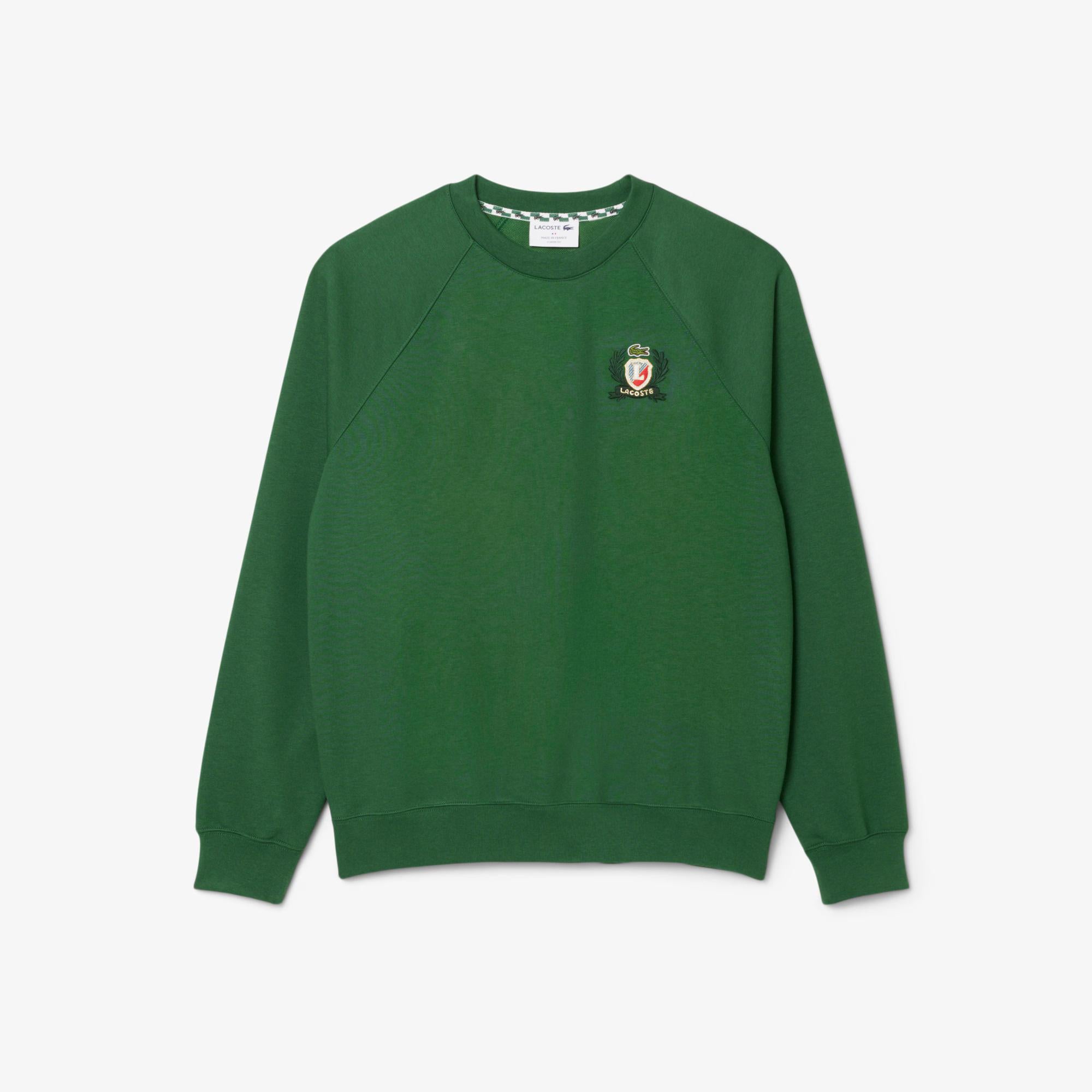 Felpa in spugna di cotone SH0028 132 LACOSTE 