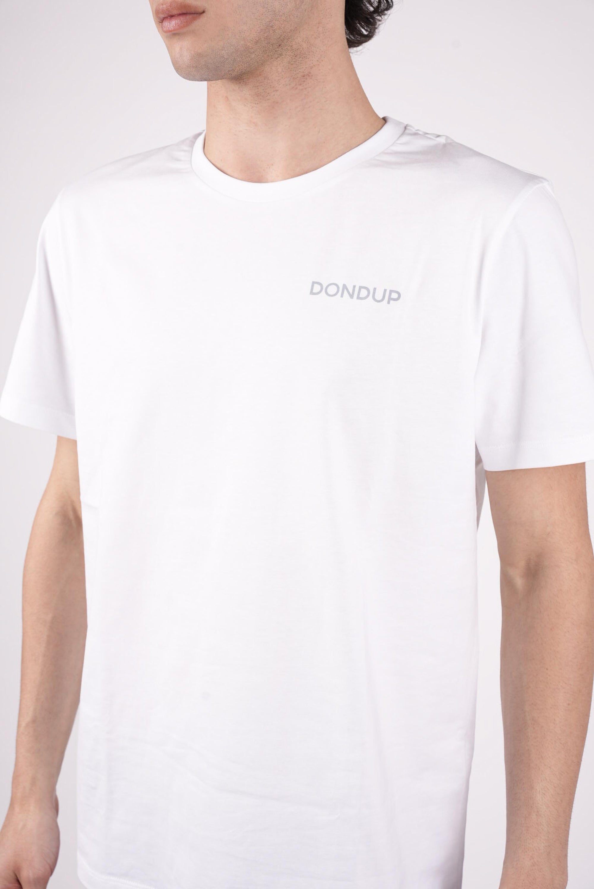 T-shirt girocollo regular in jersey US198JF0309UML6 000 DONDUP 