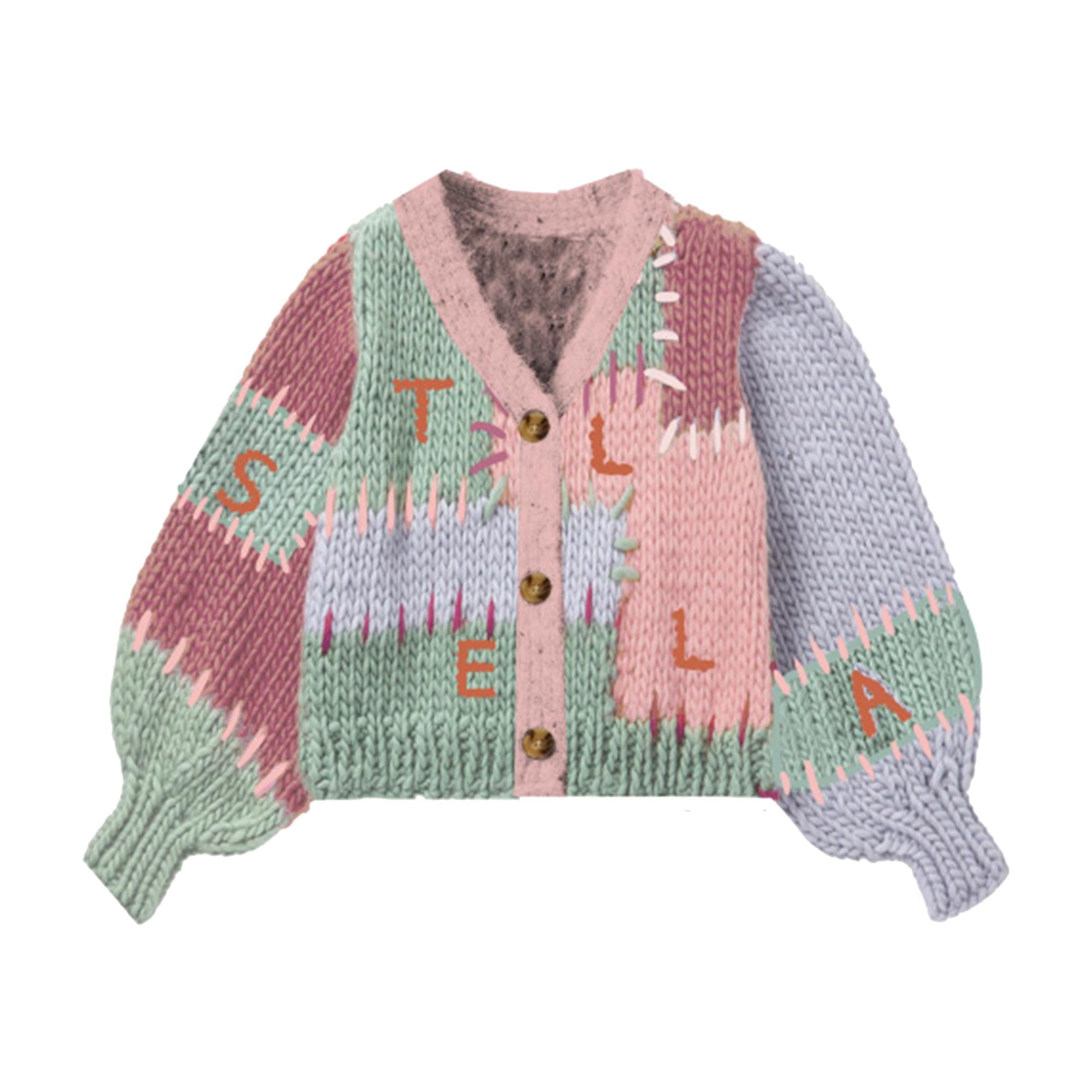 Cardigan con patchwork TX9A30Z3367 999 STELLA MCCARTNEY 