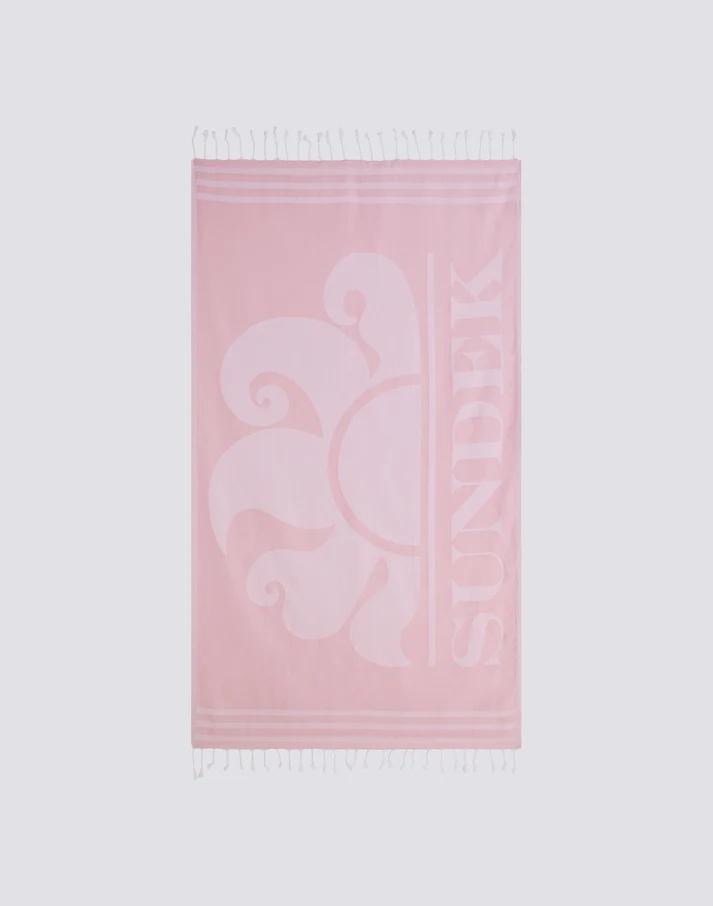 Telo mare fouta jacquard con logo camelia AM401ATC1000 23900 SUNDEK 