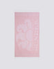 Telo mare fouta jacquard con logo camelia