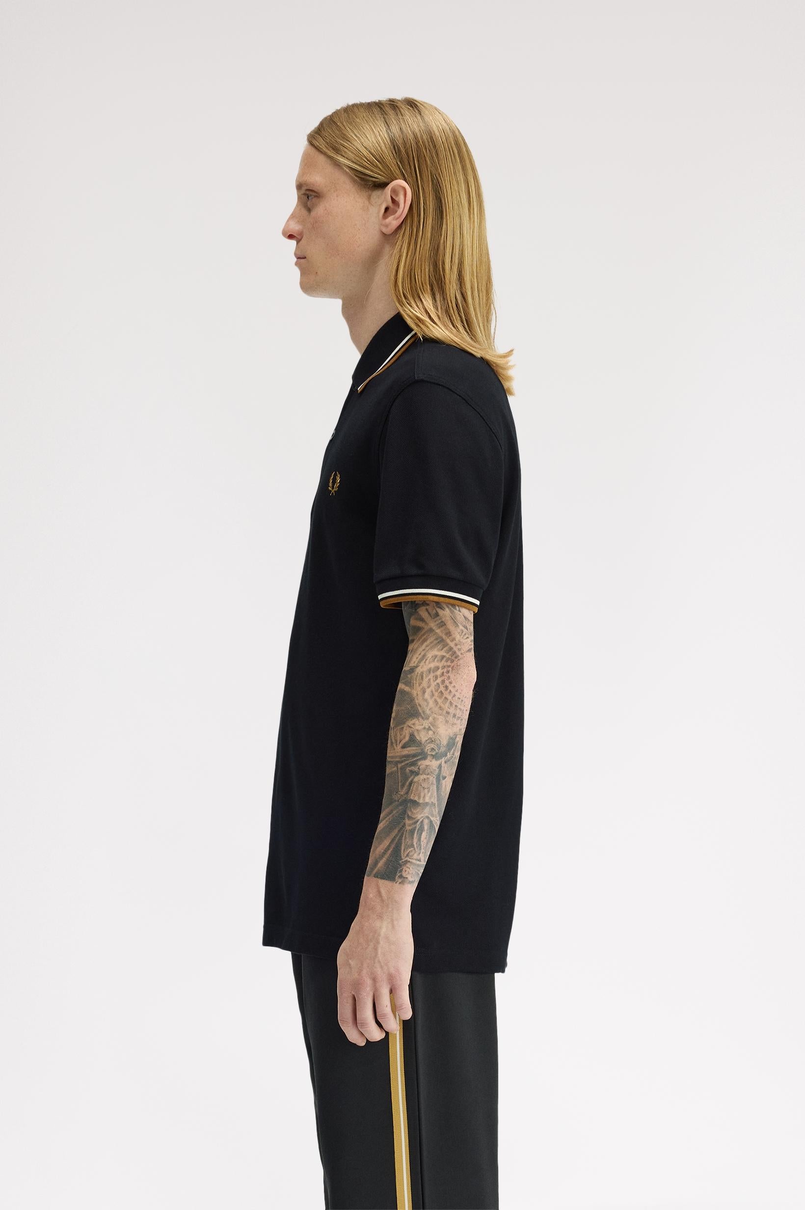Polo con doppia riga M3600P57 P69 FRED PERRY 