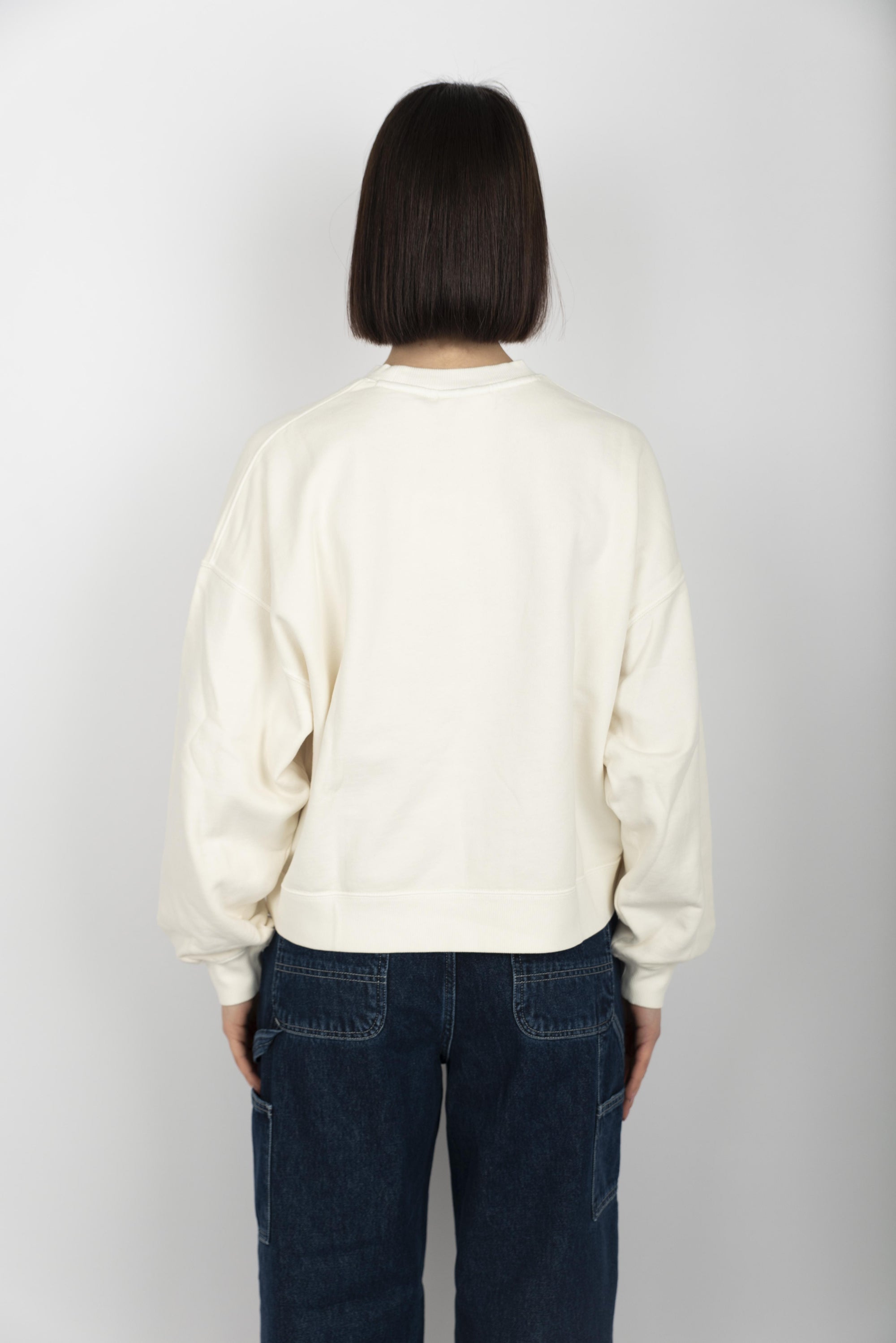 Felpa Women's Benton Sweatshirt wax garment dyed  I034511 D6GD CARHARTT WIP 