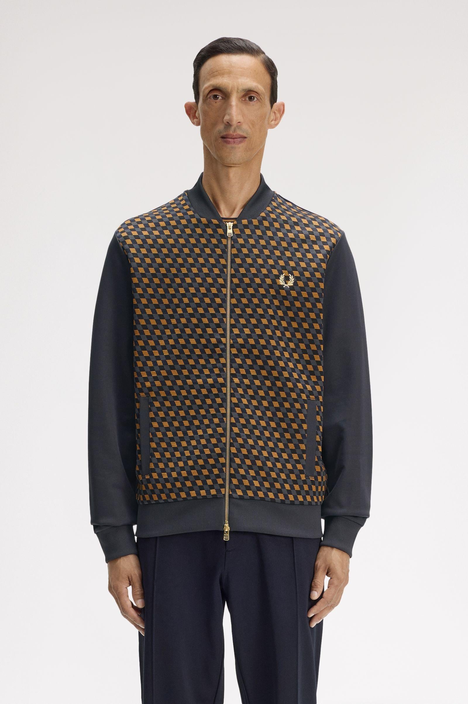 Track Jacket Geometrica J233358 297 FRED PERRY 
