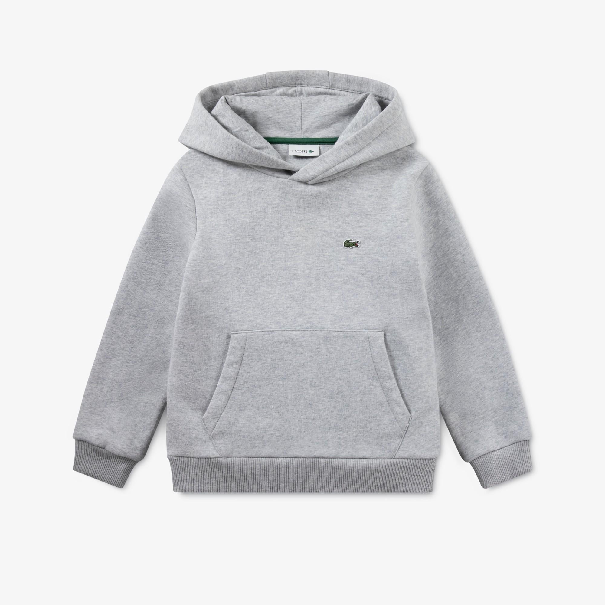 Felpa con cappuccio e tasca a marsupio 847028 GH0 LACOSTE 