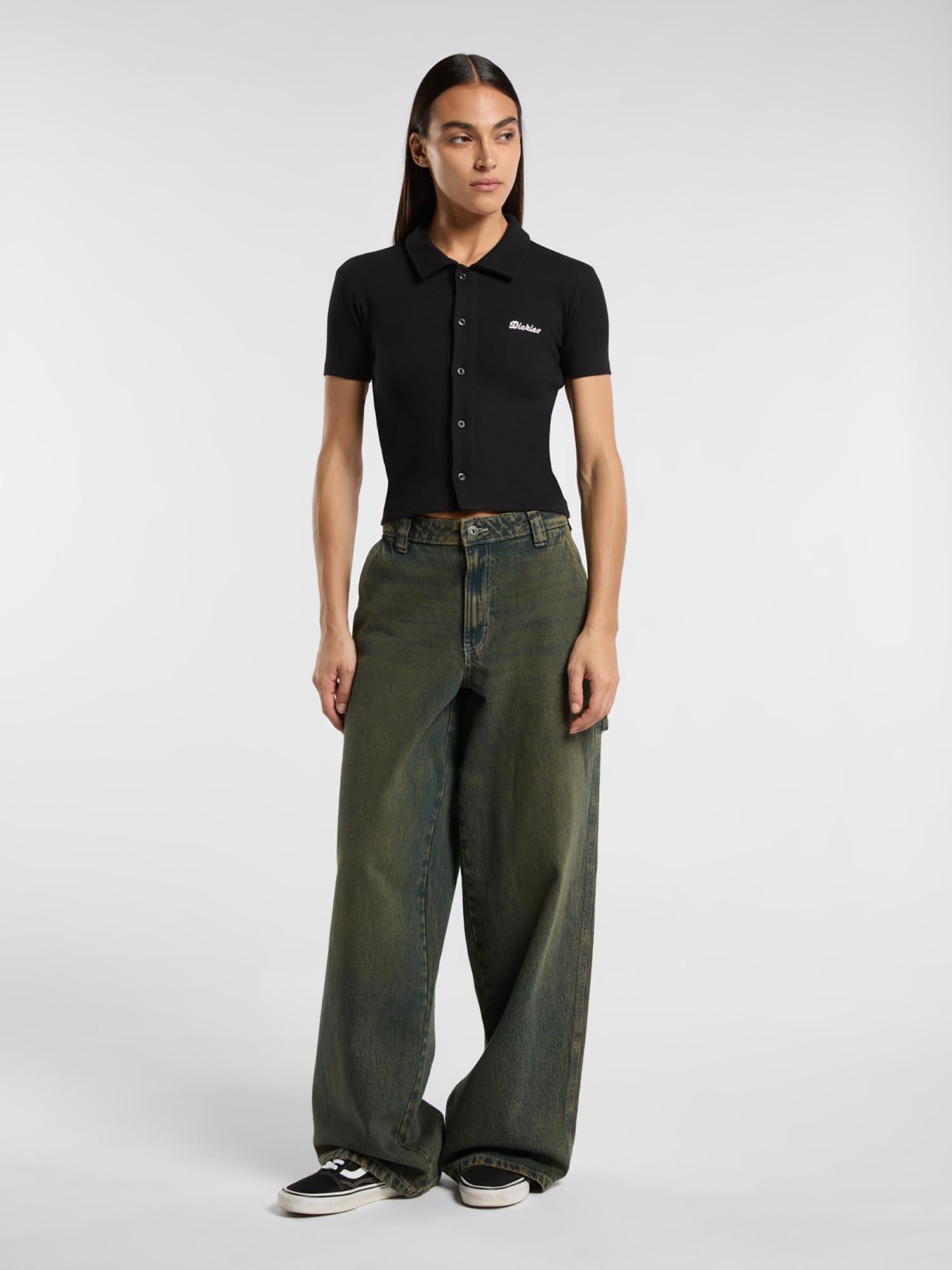 Polo con Bottoni Tallasee DK0A4Z8H BLK1 DICKIES 