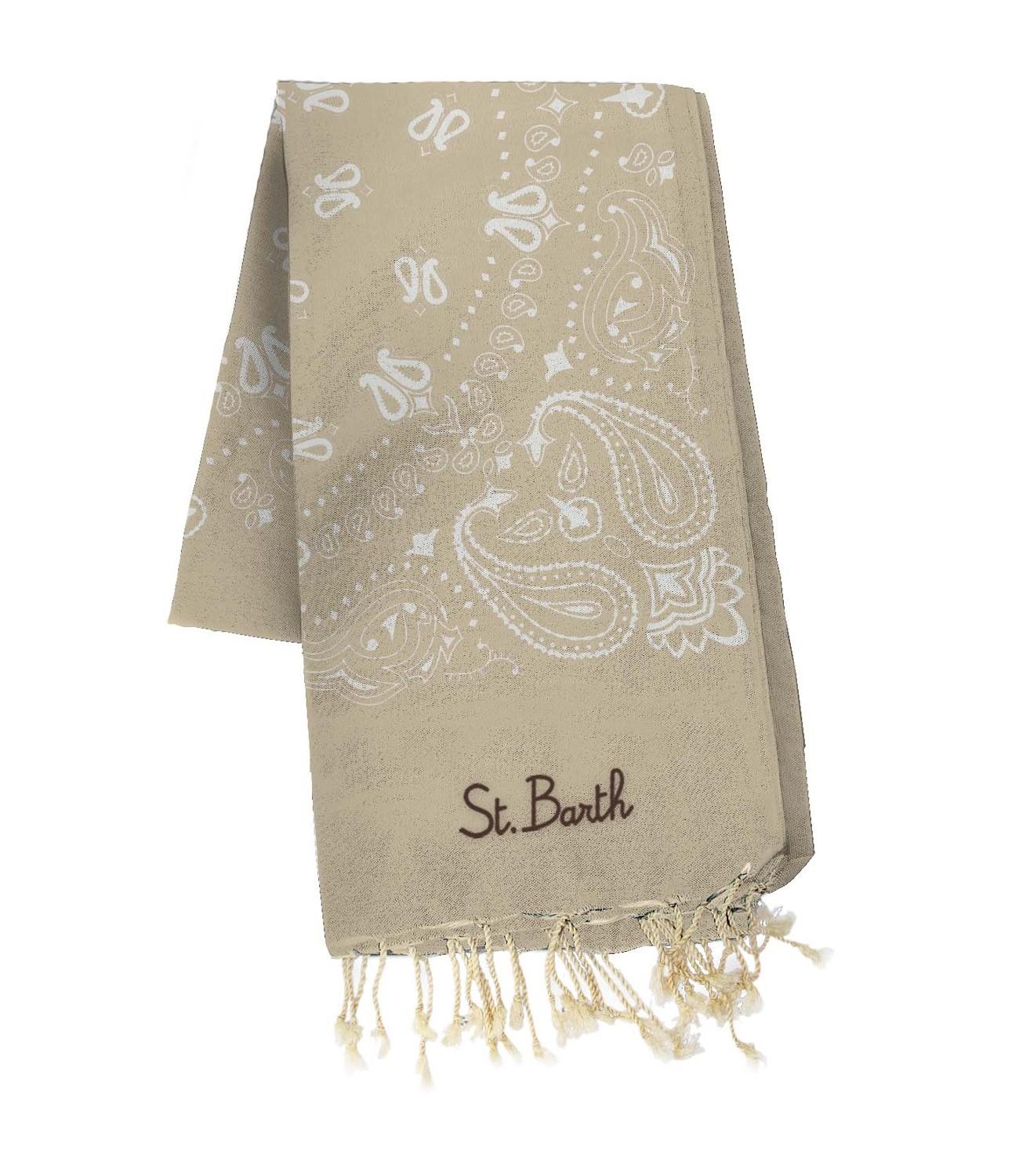 Telo mare Foutas in cotone jacquard con fantasia FOUT009 02702L MC2 SAINT BARTH 