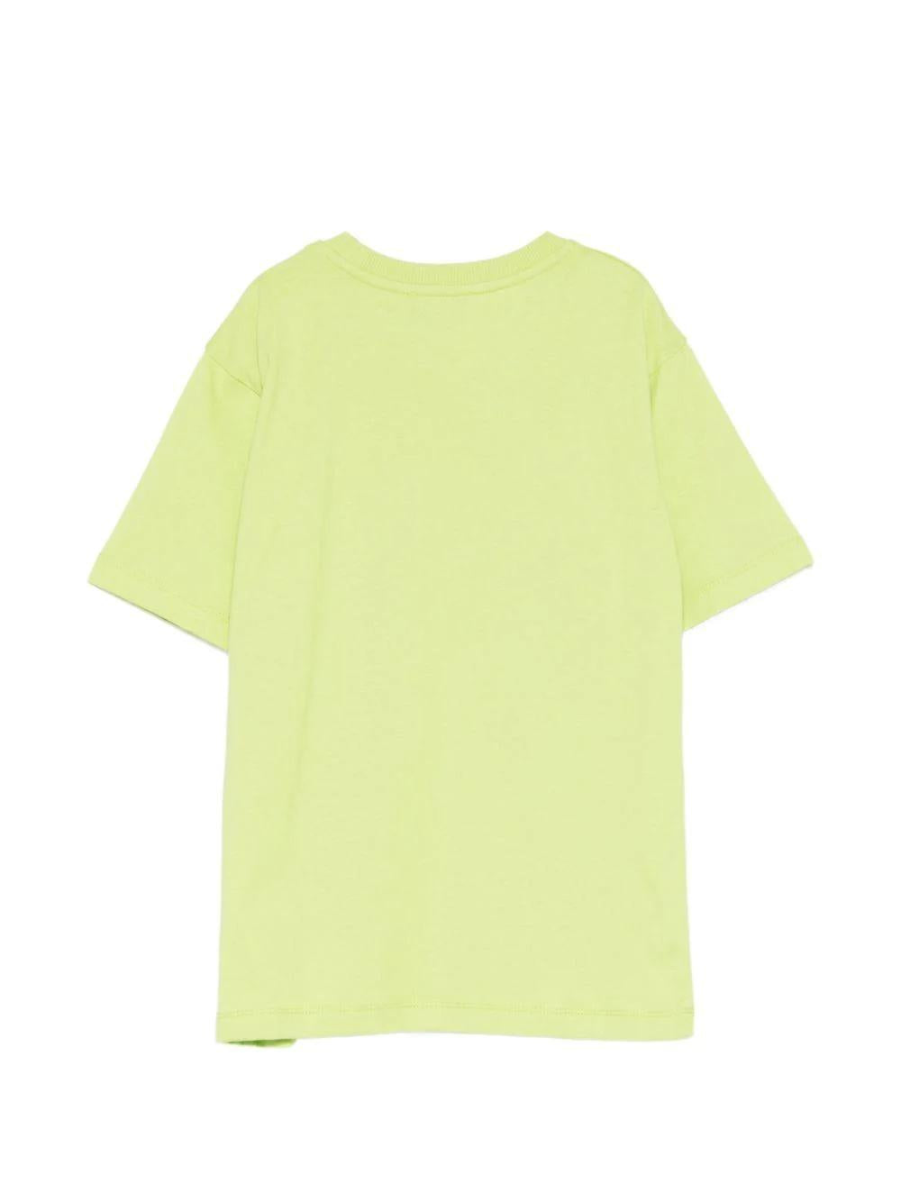 T-shirt con stampa logo H5M05GLAA23 30355A MOSCHINO KID 