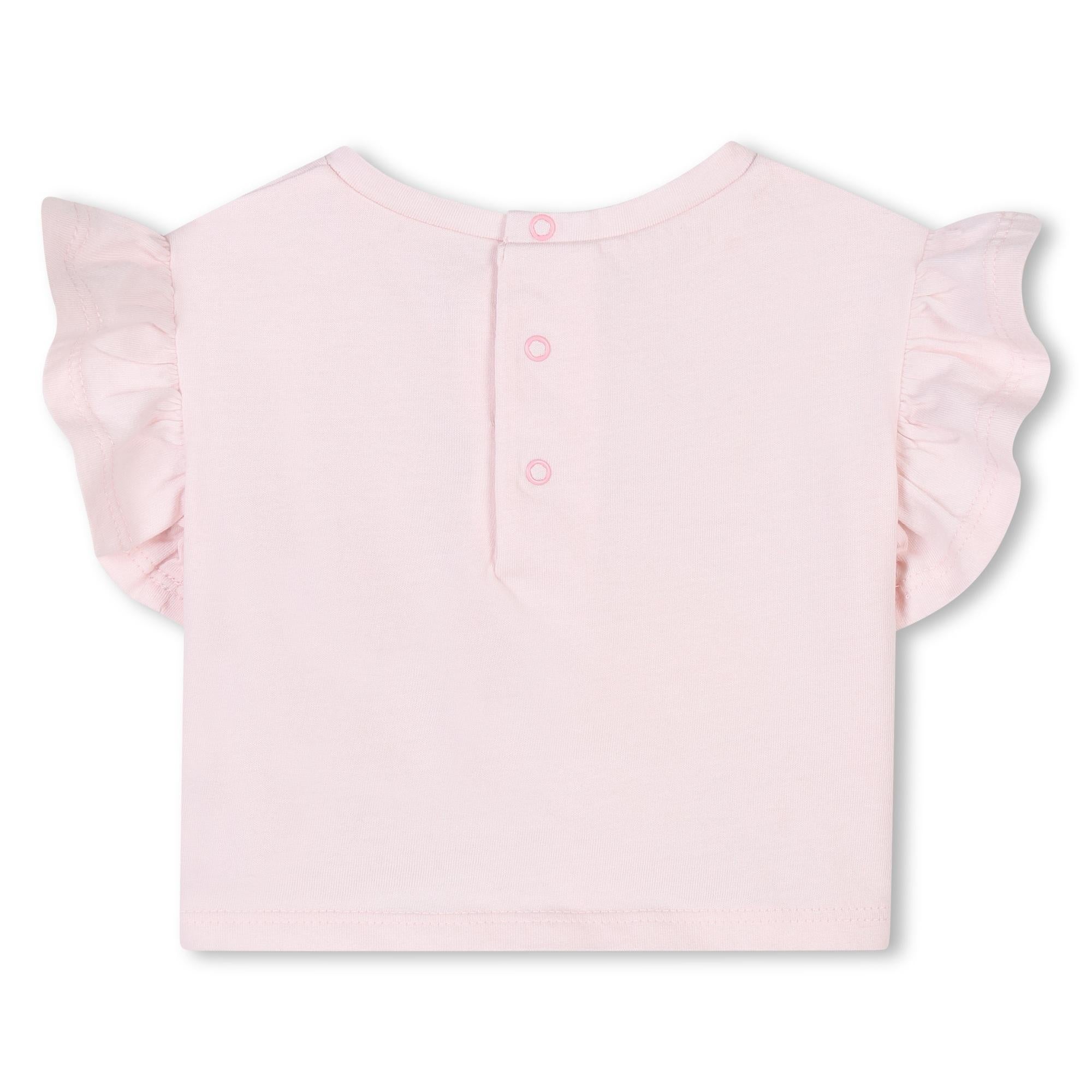 Set con shorts e stampa arcobaleno U21009 N34 BILLIEBLUSH 