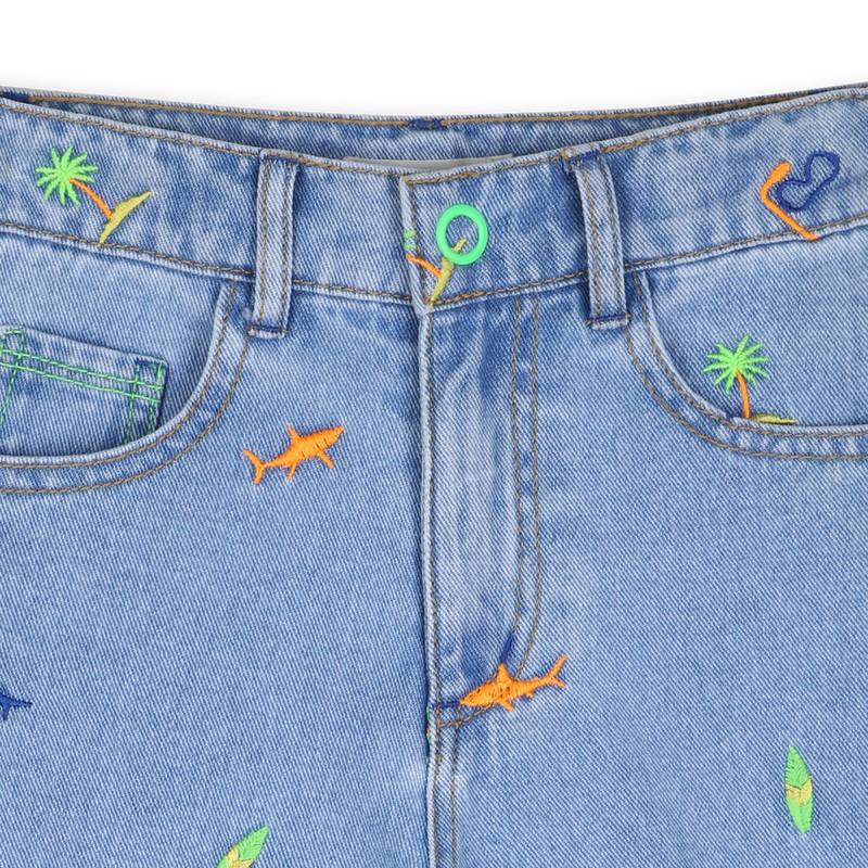Denim Bermuda Shorts U21721 Z18 BILLIEBLUSH 