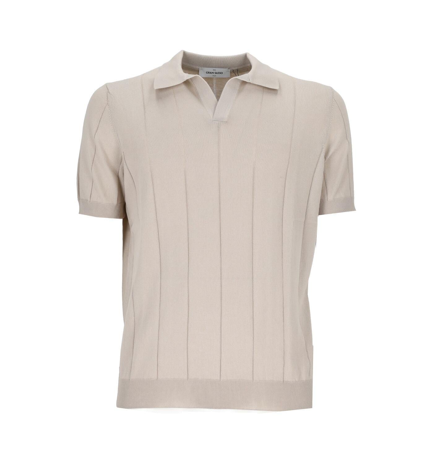 Polo skipper a coste beige 57191/20660 010 GRAN SASSO 