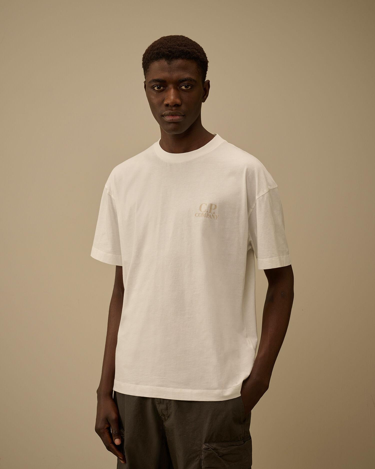 30/1 Jersey Short Sleeve Printed Graphics T-Shirt 20CMTS086A 103 C.P. COMPANY 