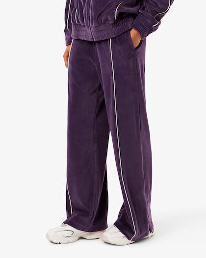 Pantaloni della tuta in velluto con bordo XF5273 ZSV LACOSTE 
