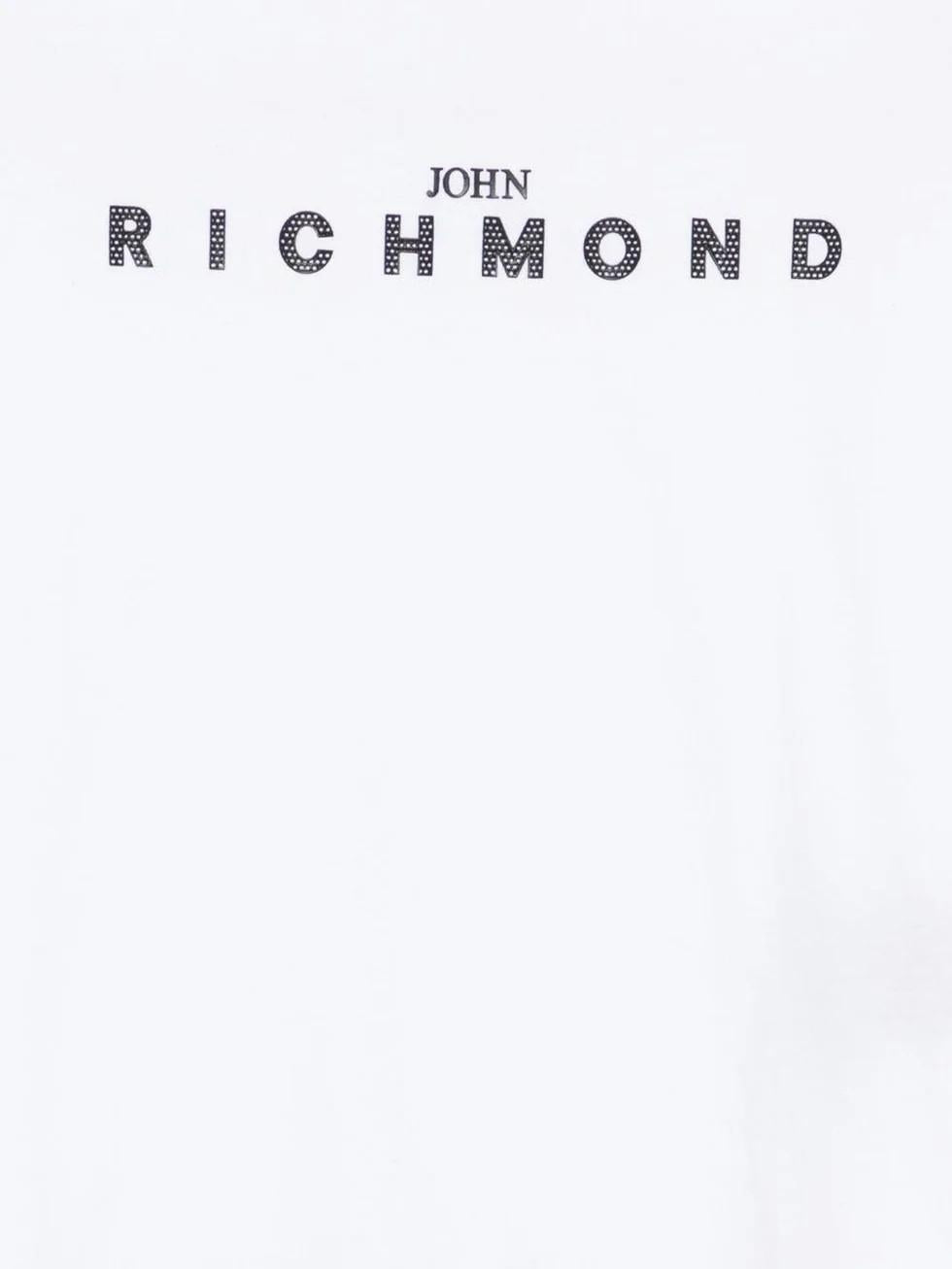 T-shirt con dettaglio logo RBP26008TS WHITE RICHMOND 