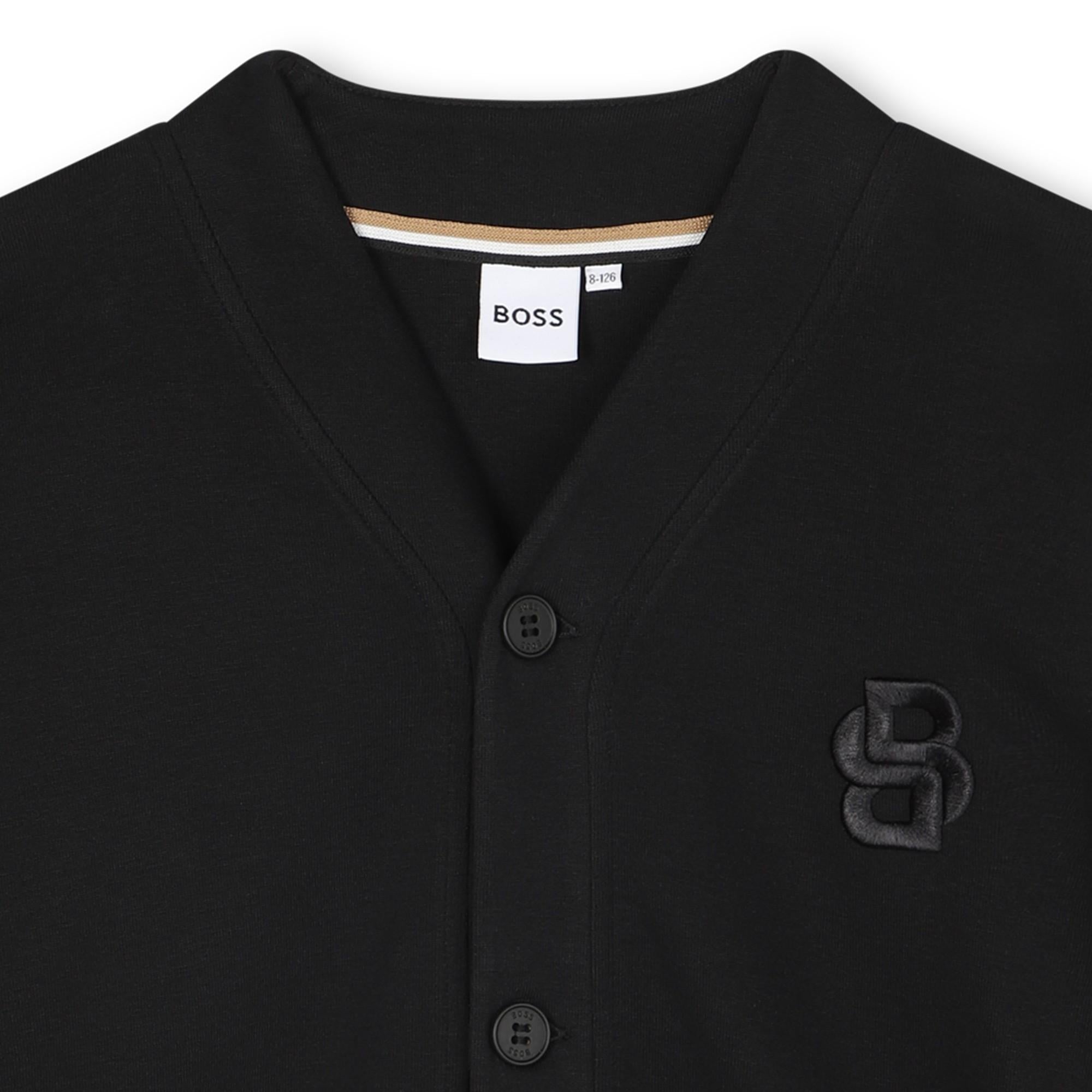 Cardigan con logo J52350 09BB BOSS 