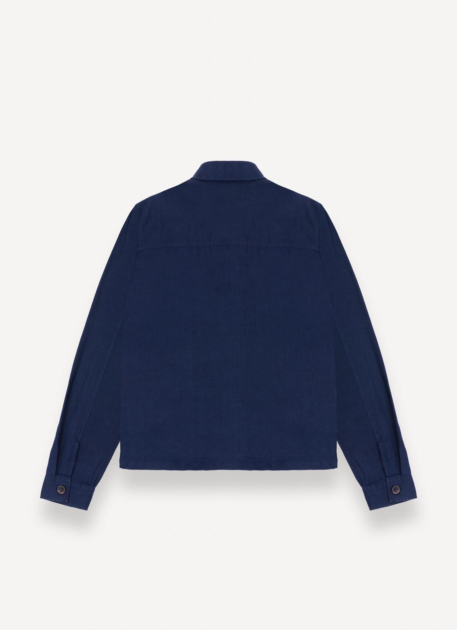 Overshirt in lino 85876AZ 68 COLMAR 