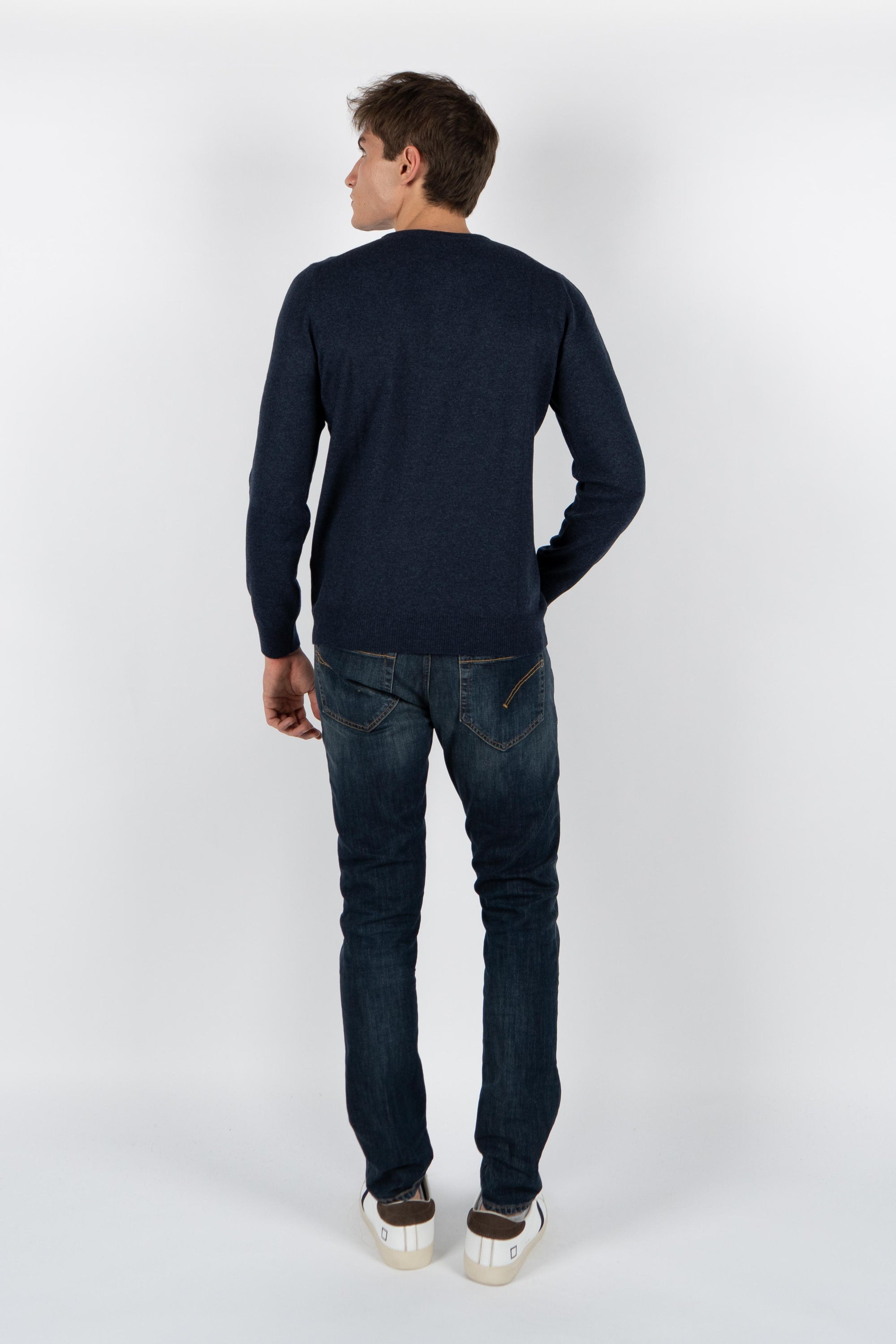 Girocollo in misto cashmere 55167/19690 589 GRAN SASSO 