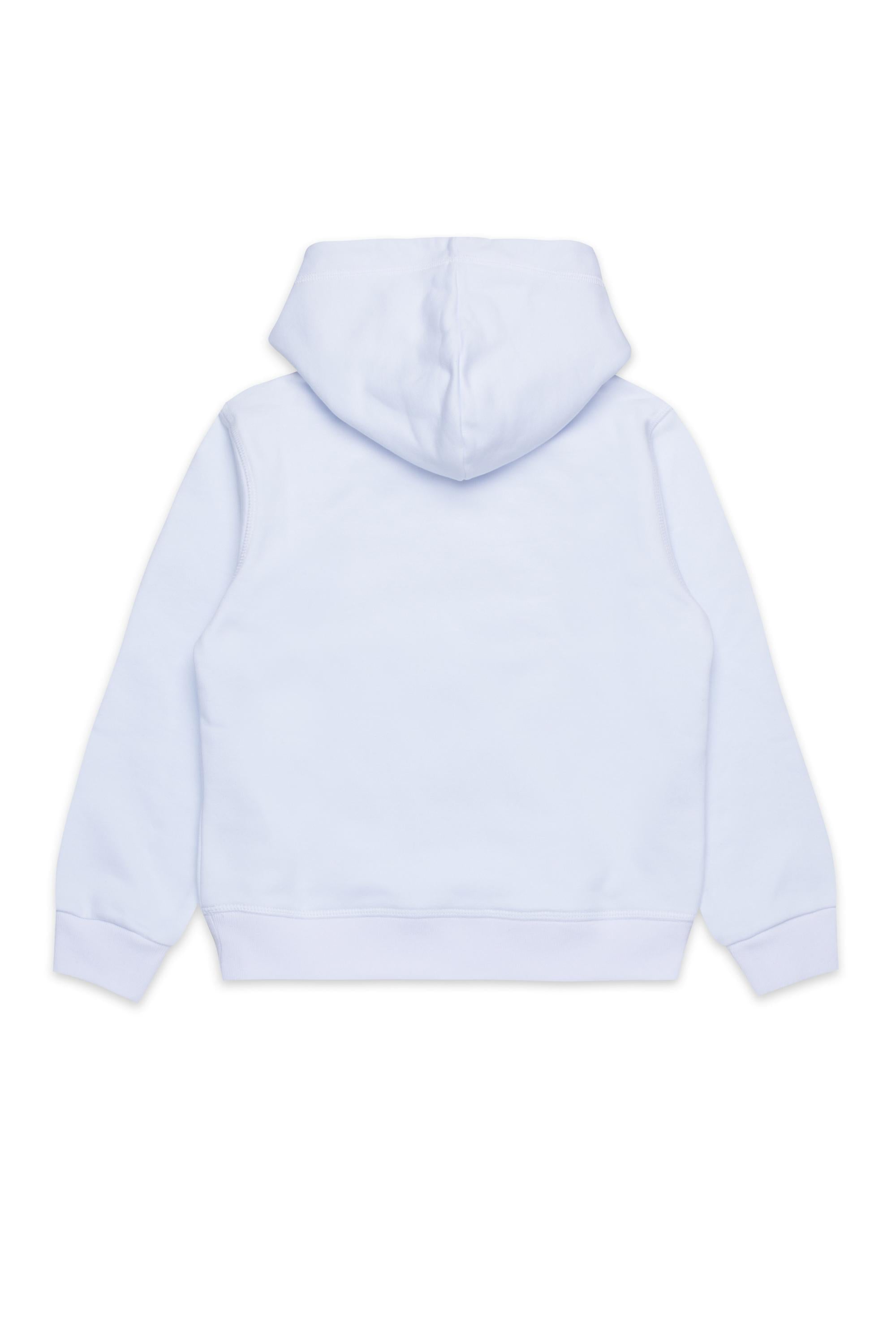 D2Kids Junior DSQ2 Relaxed Hoodie White DQ2750D0094 DQ100 DSQUARED2 