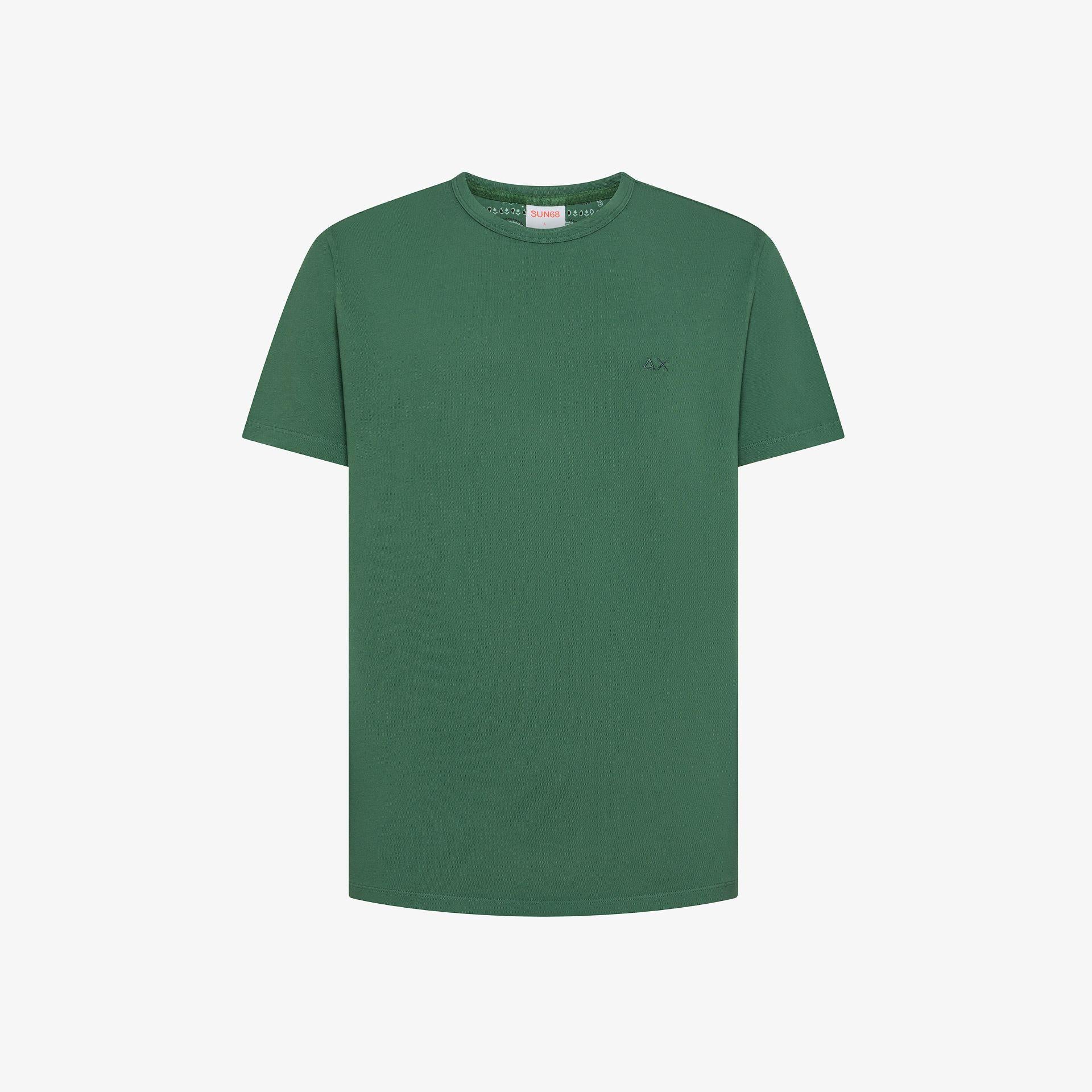 T-shirt in piquet di cotone T36123 95 SUN68 
