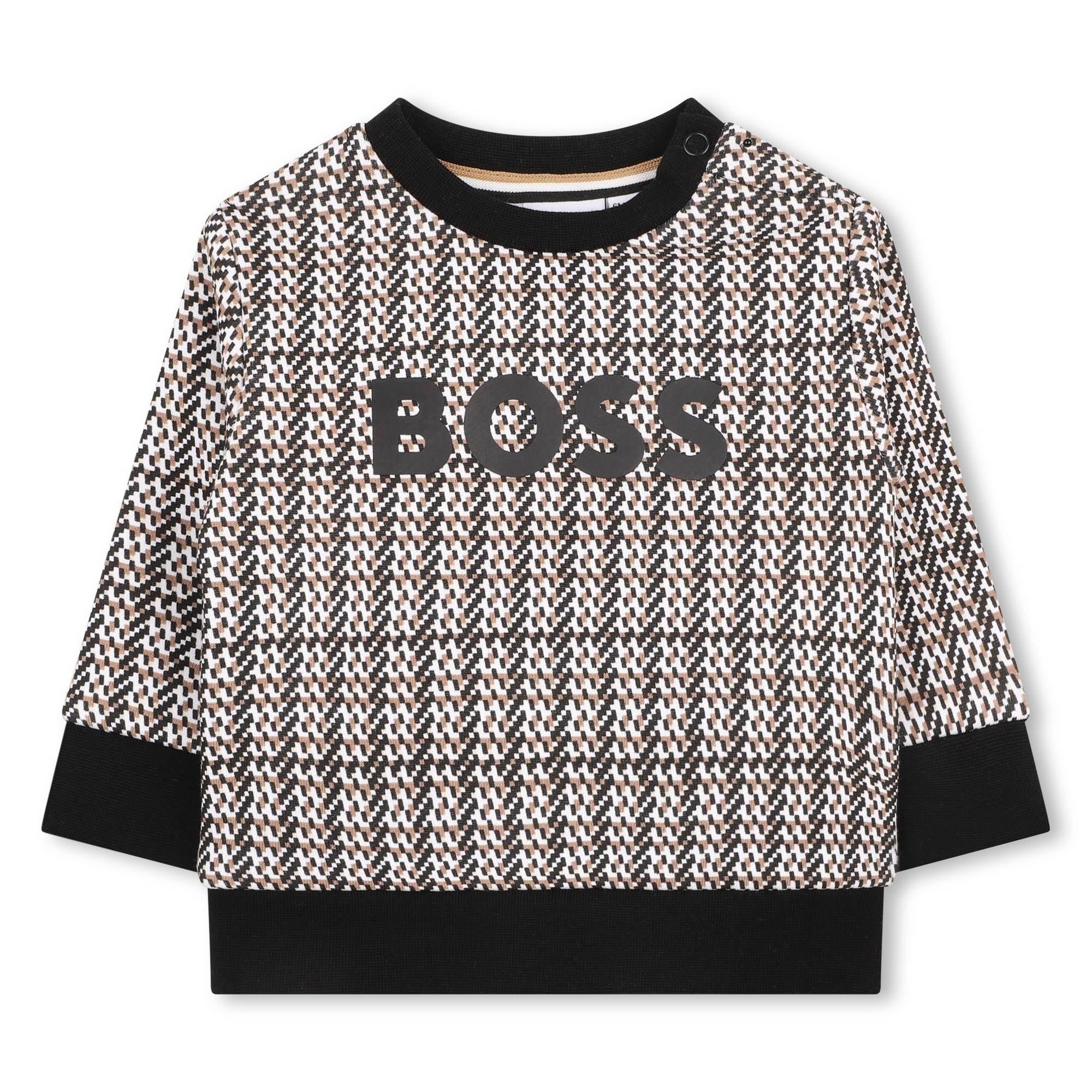 Maglione con monogramma J52462 09B BOSS 