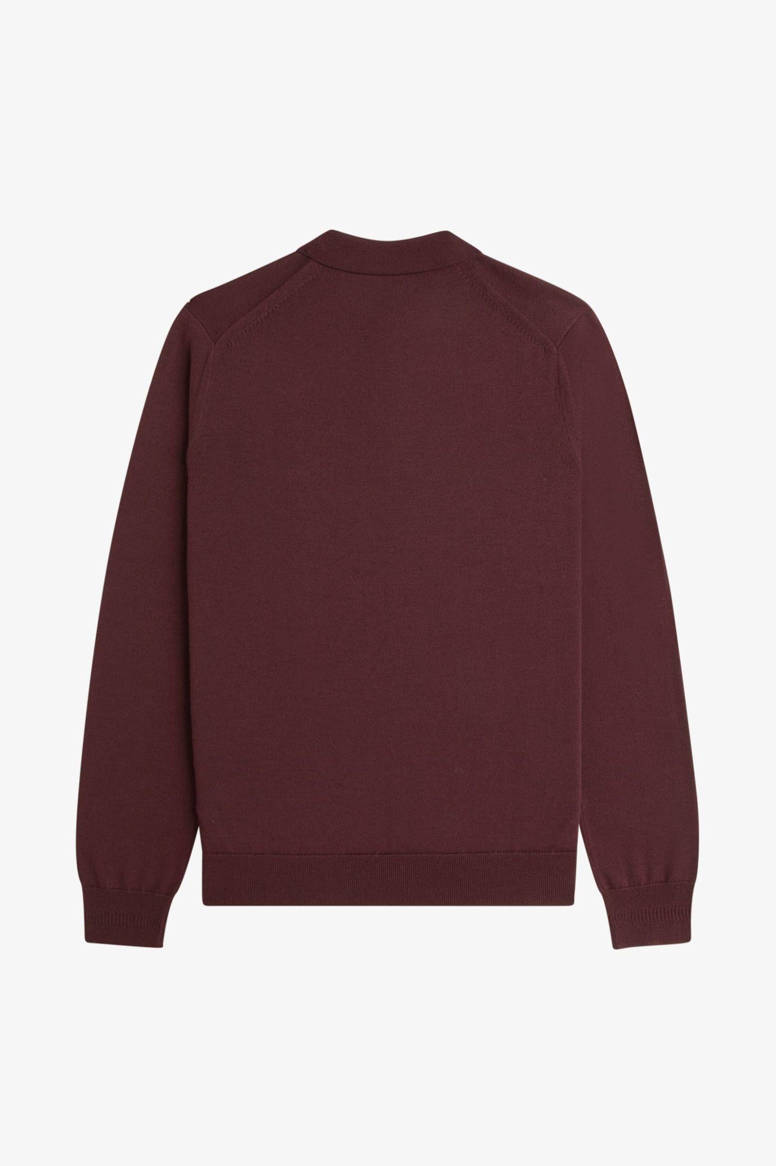 Polo in maglia a maniche lunghe K453555 597 FRED PERRY 