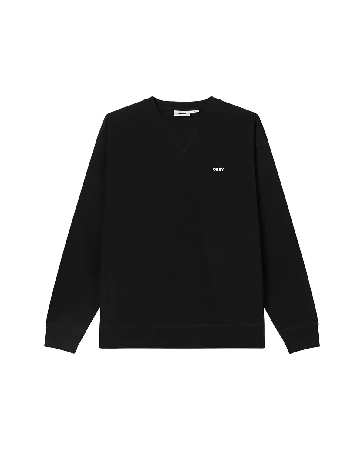 Felpa Est.Works Bold II Crewneck 112480152 BLK OBEY 