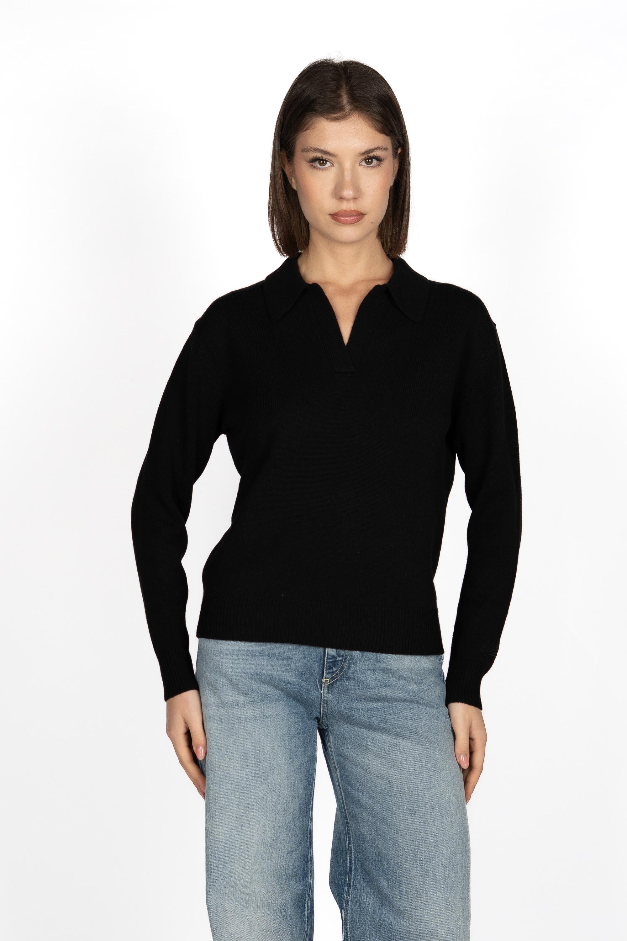 Maglione Eze con collo polo EZE0003 00037I MC2 SAINT BARTH 