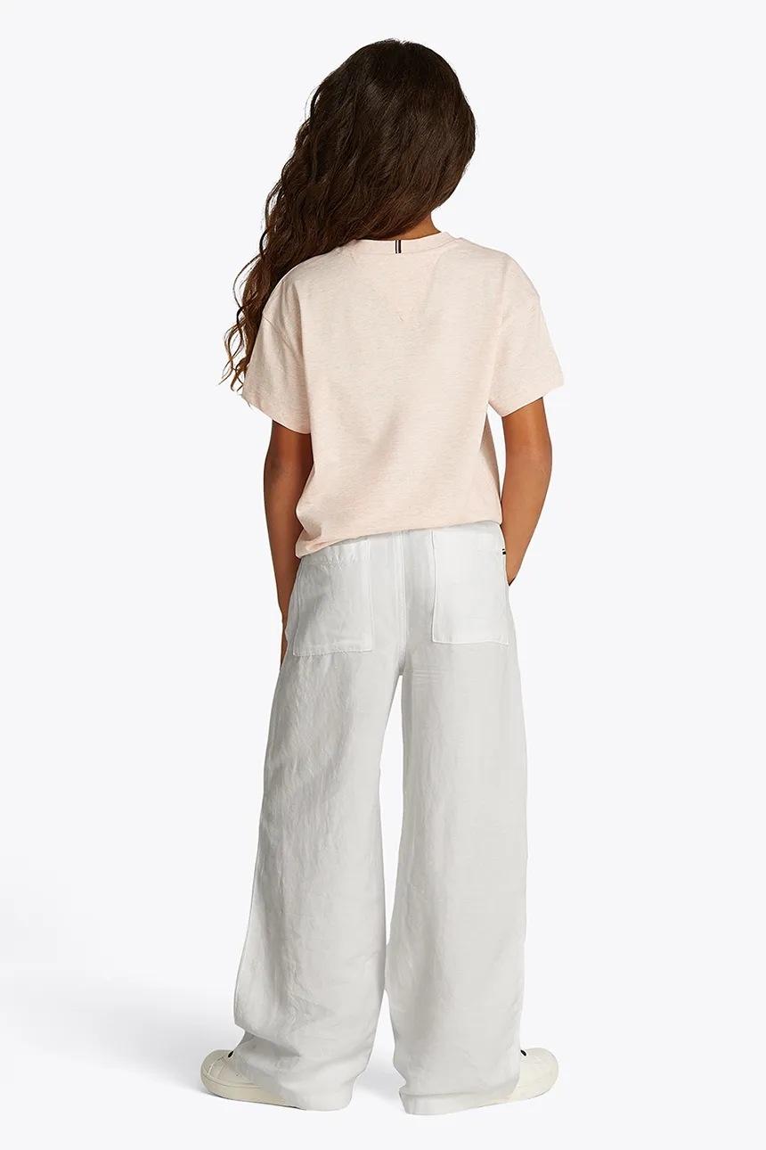 Pantaloni in lino KG0KG08425J YBR TOMMY HILFIGER 