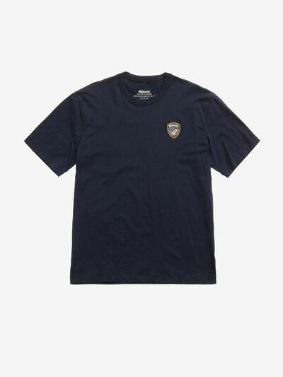 T-shirt con logo gommato 25SBLUH02194 888 BLAUER 
