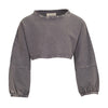 Felpa leggera crop