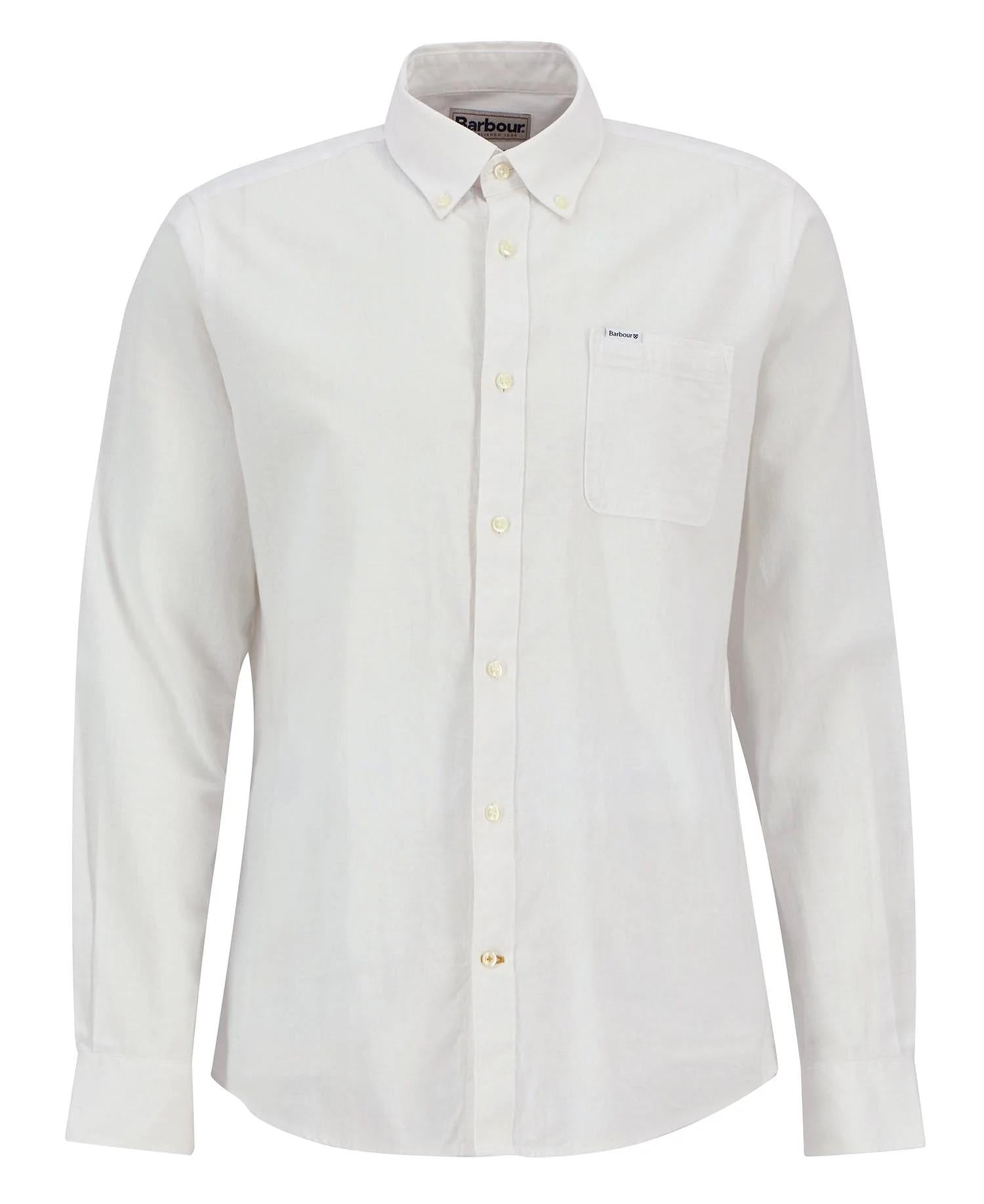 Camicia sartoriale Nelson MSH5090 WH11 BARBOUR 