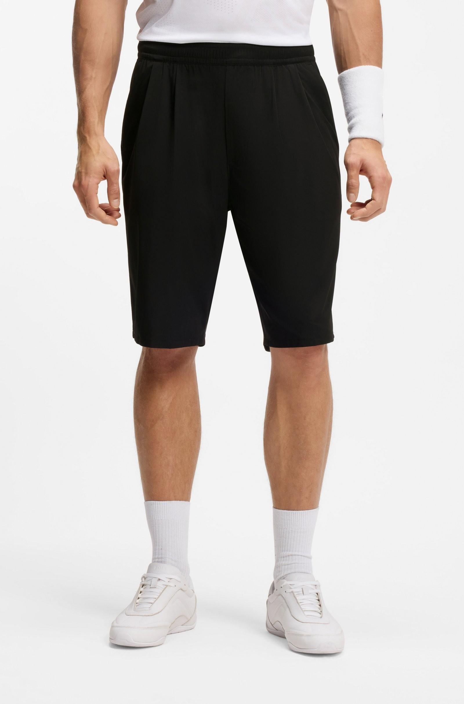 Shorts con pieghe sulla parte anteriore 50558959 001 BOSS 