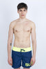 Costume da bagno corto vita elasticata Light Poly con scritta navy