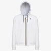 Giacca in pile unisex bianco